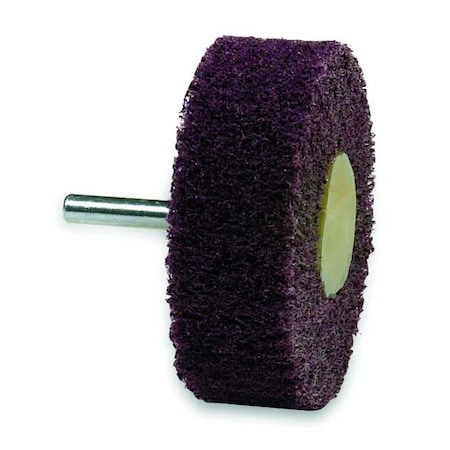 Flap Wheel, Non-Woven, 3x1x1/4in Shank MPN:08834131921