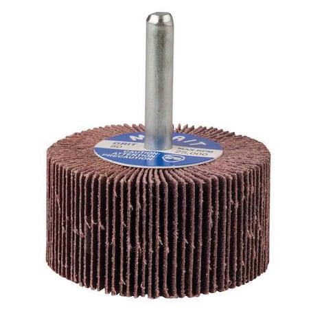 Flap Wheel, 2 Dia, 1 W, Shk 1/4, 80 MPN:08834137371