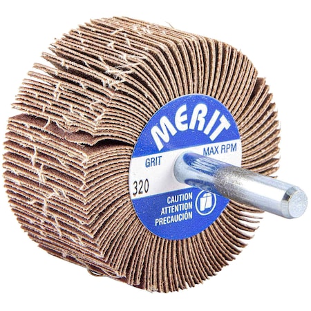 Flap Wheel, 2-1/2 Dia, 1 W, Shk 1/4, 80 MPN:08834137411