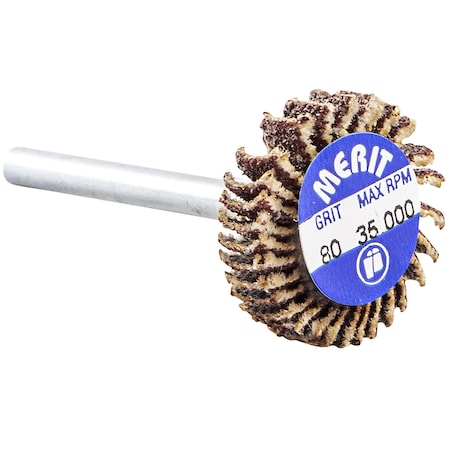 Micro-Mini Flap Wheel 3/4x3/16x1/8 In. H MPN:08834137551