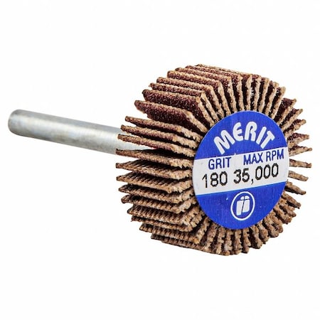 Flap Wheel, Aluminum Oxide, 3/4
