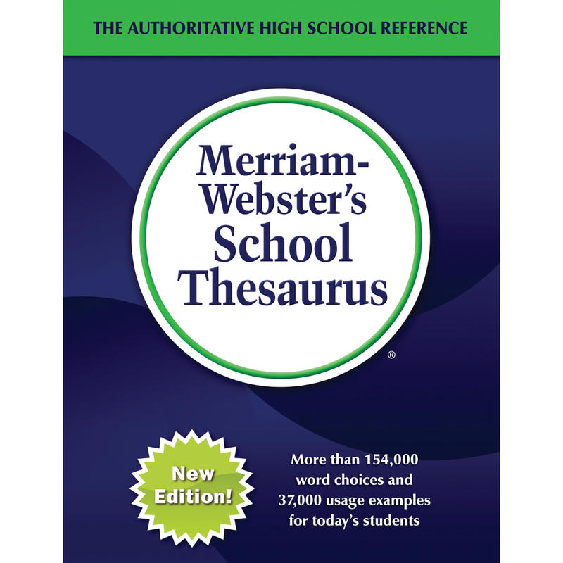 Merriam-Websters School Thesaurus MPN:MW-3656