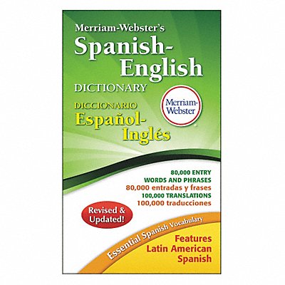 Dictionary Spanish/English MPN:824