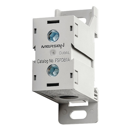 Power Distribution Block, Finger-Safe, 1 Pole, 175 A Copper, 1, 500 V DC, DIN Rail, Screw MPN:FSPDB1A