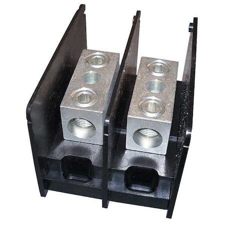 Power Distribution Block, Open, 2 Pole, 310 A Copper, 1, 000 V AC/DC, Screw MPN:MPDB67002