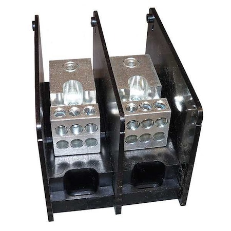 Power Distribution Block, Open, 2 Pole, 175 A Copper, 1, 000 V AC/DC, Screw MPN:MPDB67562