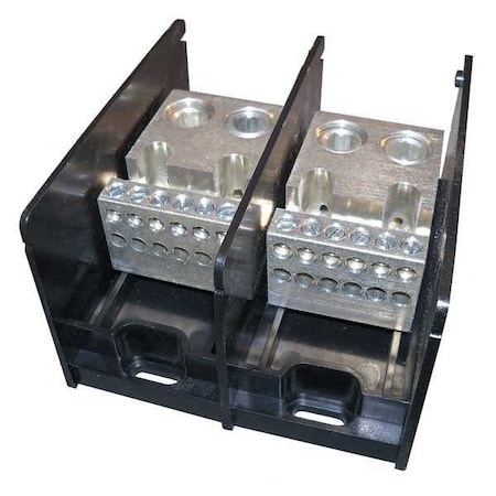 Power Distribution Block, Open, 2 Pole, 760 A Copper, 1, 000 V AC/DC, Screw MPN:MPDB69112