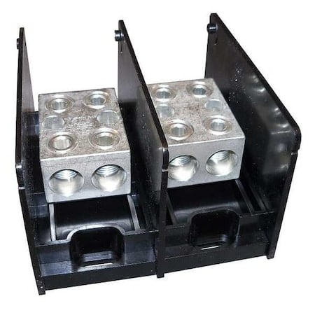 Power Distribution Block, Open, 2 Pole, 620 A Copper, 1, 000 V AC/DC, Screw MPN:MPDB69122