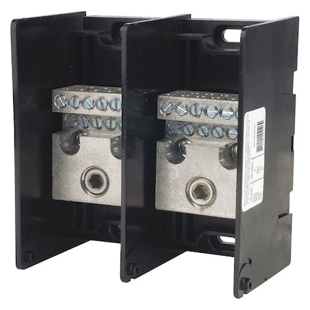 Power Distribution Block, Open, 2 Pole, 310 A Copper, 1, 000 V AC/DC, Screw MPN:MPDB69152