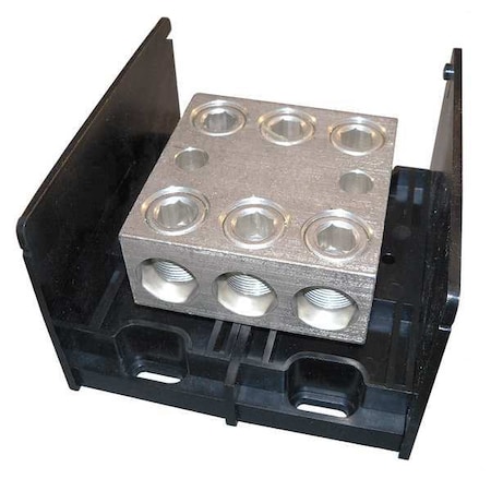Power Distribution Block, Open, 1 Pole, 1, 260 A Copper, 1, 000 V AC/DC, Screw MPN:MPDB69331