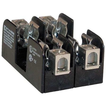 Open Fuse Block, H; K5 UL Class, 250V AC/DC Volt Rating, 2 Poles, Box Lug MPN:20302