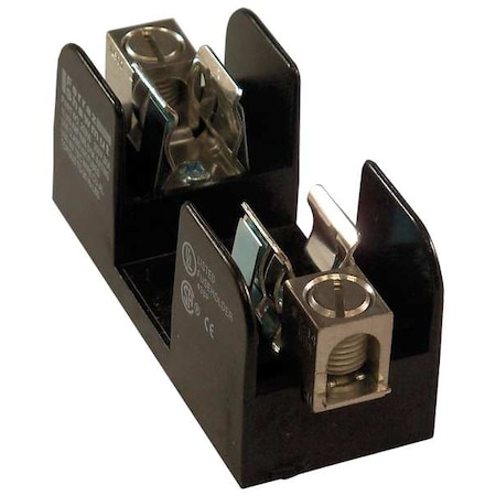 Open Fuse Block, 0 to 30A Amp Range, 250V AC/DC Volt Rating, 1 Poles, Box Lug MPN:20306