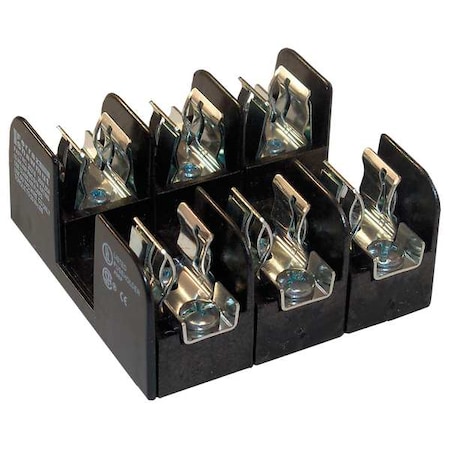 Open Fuse Block, H; K5 UL Class, 250V AC/DC Volt Rating, 3 Poles, Screw MPN:20318