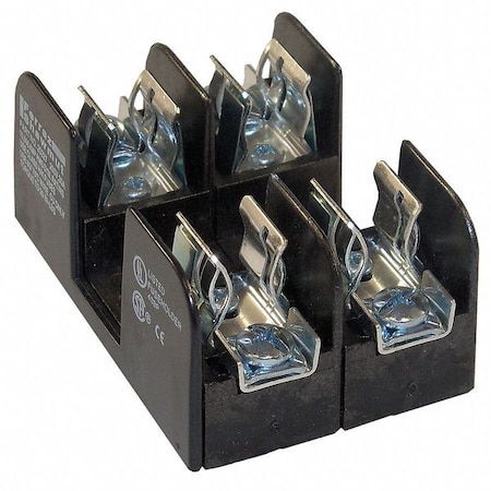 Open Fuse Block, R UL Class, 250V AC/DC Volt Rating, 2 Poles, Pressure Plate MPN:20327R