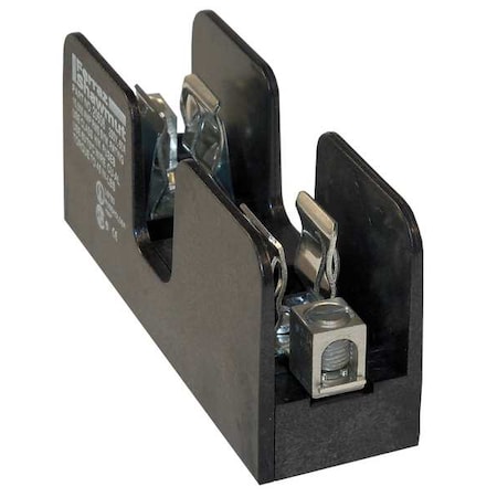 Open Fuse Block, 31 to 60A Amp Range, 250V AC/DC Volt Rating, 1 Poles, Box Lug MPN:20656