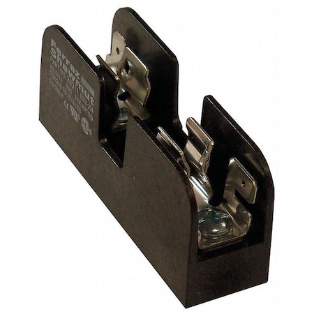 Open Fuse Block, 0 to 30A Amp Range, 600V AC/DC Volt Rating, 1 Poles, Screw MPN:30311