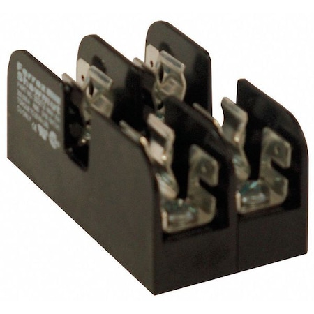 Open Fuse Block, 0 to 30A Amp Range, 600V AC/DC Volt Rating, 2 Poles, Screw MPN:30312