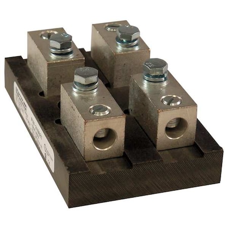 Open Fuse Block, 61 to 100A Amp Range, 300V AC/DC Volt Rating, 1 Poles, Box Lug MPN:31001T