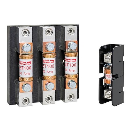 Open Fuse Block, T UL Class, 3 Poles, 201 to 400A Amp Range, 300V AC Volt Rating MPN:34033T