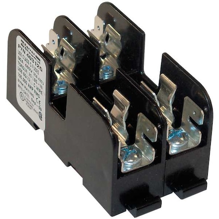 Open Fuse Block, 0 to 30A Amp Range, 480V AC/DC Volt Rating, 2 Poles, Screw with Quick Connect MPN:40312G