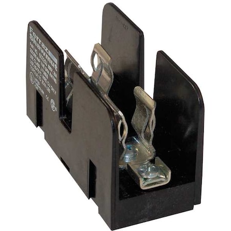 Open Fuse Block, 0 to 30A Amp Range, 600V AC/DC Volt Rating, 1 Poles, Pressure Plate MPN:60321J