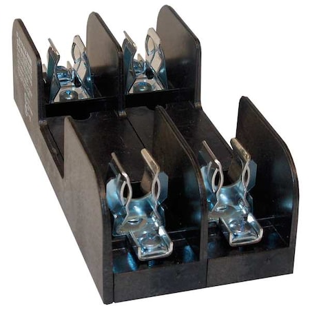 Open Fuse Block, R UL Class, 600V AC/DC Volt Rating, 2 Poles, Pressure Plate MPN:60327R