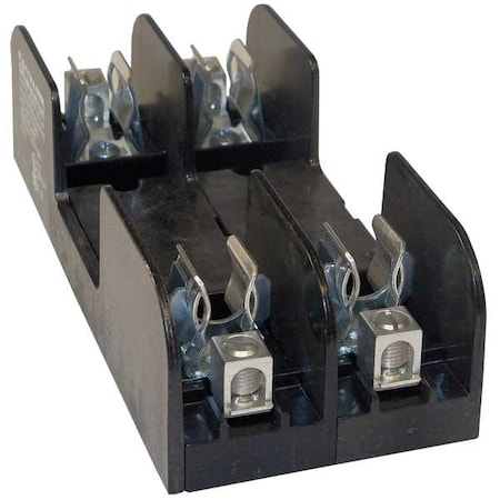 Open Fuse Block, R UL Class, 600V AC/DC Volt Rating, 2 Poles, Box Lug MPN:60357R