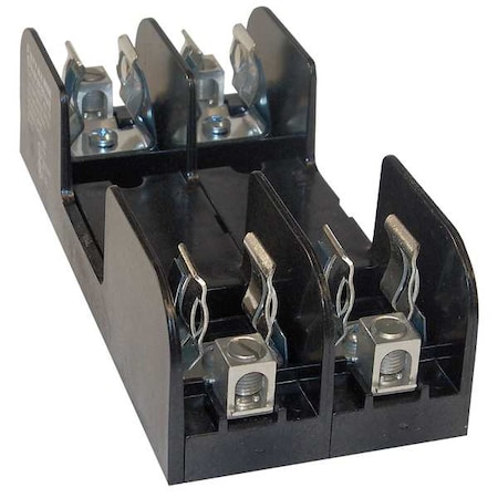 Open Fuse Block, H; K5 UL Class, 600V AC/DC Volt Rating, 2 Poles, Box Lug MPN:60657