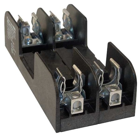 Open Fuse Block, R UL Class, 600V AC/DC Volt Rating, 2 Poles, Box Lug MPN:60657R