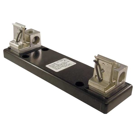 Open Fuse Block, 101 to 200A Amp Range, 600V AC/DC Volt Rating, 1 Poles, Box Lug MPN:62001