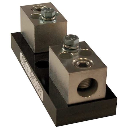 Open Fuse Block, 101 to 200A Amp Range, 600V AC/DC Volt Rating, 1 Poles, Box Lug MPN:62031T