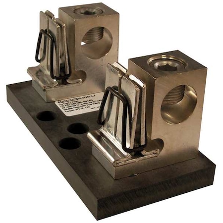 Open Fuse Block, J UL Class, 600V AC/DC Volt Rating, 1 Poles, Box Lug MPN:64001J