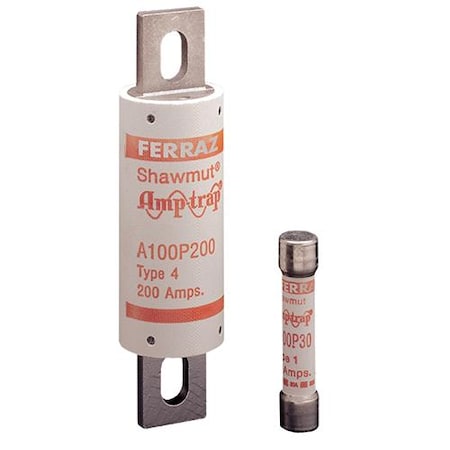 Semiconductor Fuse, A100P Series, 50A, Fast-Acting, 1000V AC, Bolt-On MPN:A100P50-4