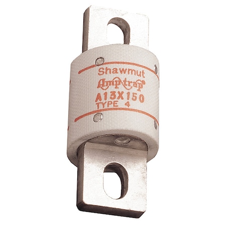 Semiconductor Fuse, A13X Series, 150A, Fast-Acting, 130V AC, Bolt-On MPN:A13X150-4
