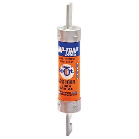 UL Class Fuse, RK1 Class, Time-Delay, 100A, 250V AC, Indicating MPN:A2D100R