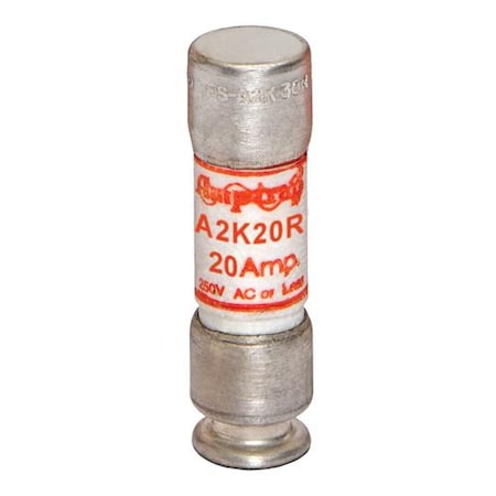 UL Class Fuse, RK1 Class, A2K-R Series, Fast-Acting, 20A, 250V AC MPN:A2K20R