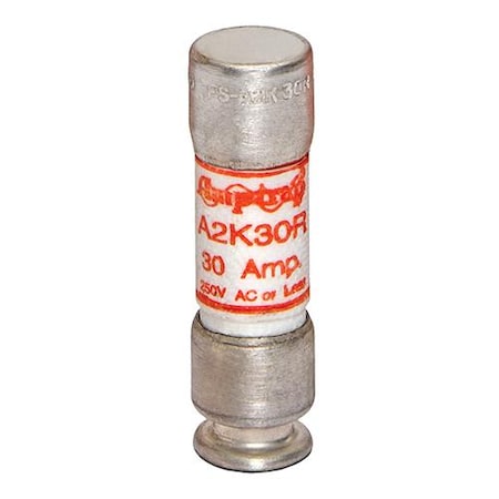 UL Class Fuse, RK1 Class, A2K-R Series, Fast-Acting, 30A, 250V AC MPN:A2K30R