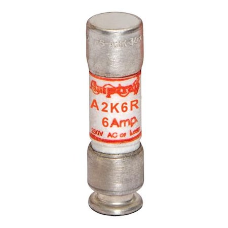 UL Class Fuse, RK1 Class, A2K-R Series, Fast-Acting, 6A, 250V AC MPN:A2K6R