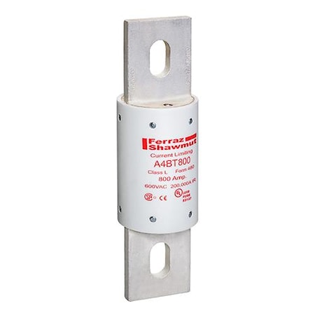 UL Class Fuse, L Class, A4BT Series, Time-Delay, 800A, 600V AC MPN:A4BT800