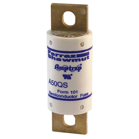 Semiconductor Fuse, 150A, Fast-Acting, 500V AC, Bolt-On MPN:A50QS150-4Y
