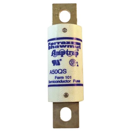 Semiconductor Fuse, 35A, Fast-Acting, 500V AC, Bolt-On MPN:A50QS35-4