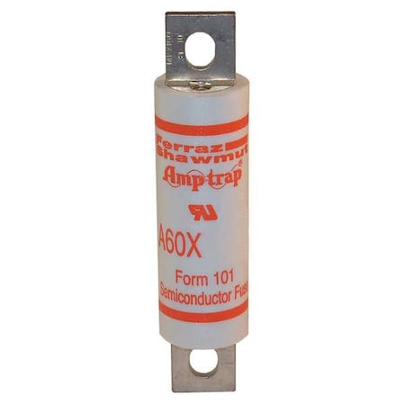 Semiconductor Fuse, 70A, Fast-Acting, 600V AC, Bolt-On MPN:A60X70-4TI