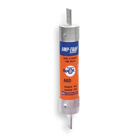 UL Class Fuse, RK1 Class, Time-Delay, 225A, 600V AC, Indicating MPN:A6D225R