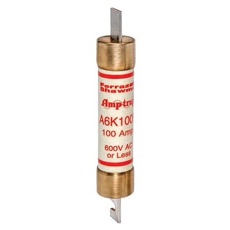 UL Class Fuse, A6K-R Series, 100A, Fast-Acting, 600V AC, Blade MPN:A6K100R