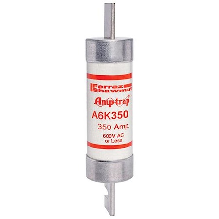 UL Class Fuse, RK1 Class, A6K-R Series, Fast-Acting, 350A, 600V AC MPN:A6K350R