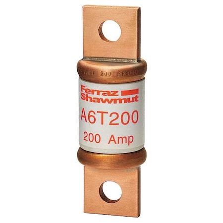 UL Class Fuse, T Class, Fast-Acting, 110A, 600V AC, Non-Indicating MPN:A6T110