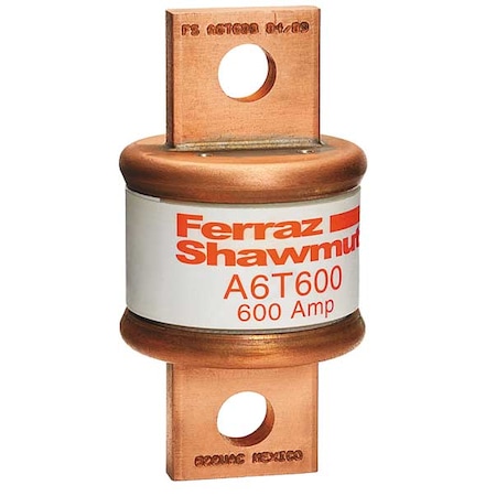 UL Class Fuse, T Class, Fast-Acting, 450A, 600V AC, Non-Indicating MPN:A6T450