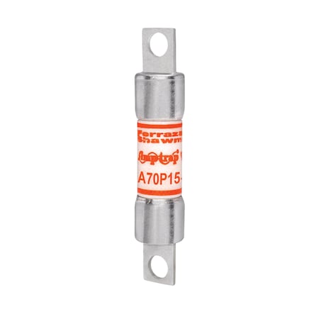 Semiconductor Fuse, A70P Series, 15A, Fast-Acting, 700V AC, Bolt-On MPN:A70P15-4