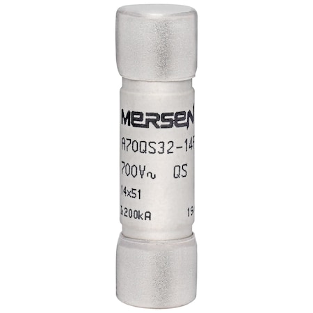 Semiconductor Fuse, A70QS-14F Series, 32A, Fast-Acting, 690V AC, Cylindrical MPN:A70QS32-14F