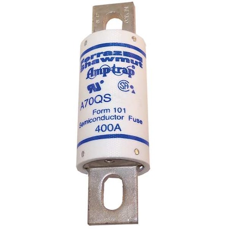 Semiconductor Fuse, 350A, Fast-Acting, 700V AC, Bolt-On MPN:A70QS350-4